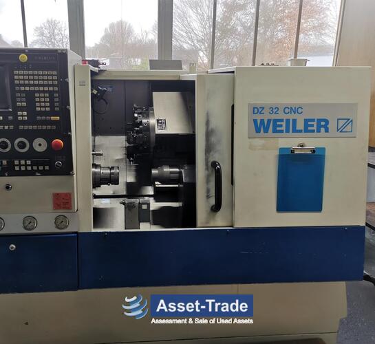 Second Hand WEILER DZ32 CNC lathes with KUPA bar feeder LM 1000 for sale | Asset-Trade