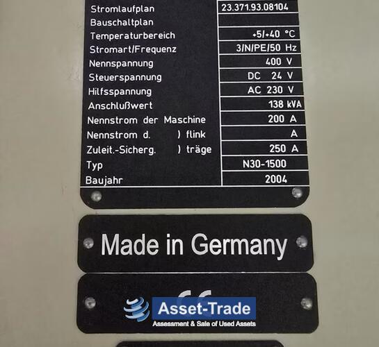 CNC Lathe for Turning of Flange and Pin Niles Simmons N 30 - 1.500 | 2004