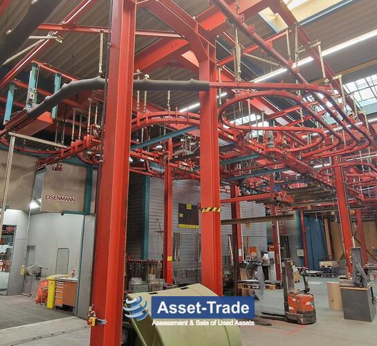 Second hand EISENMANN Powder- & Paintingline with modernised Controls for sale