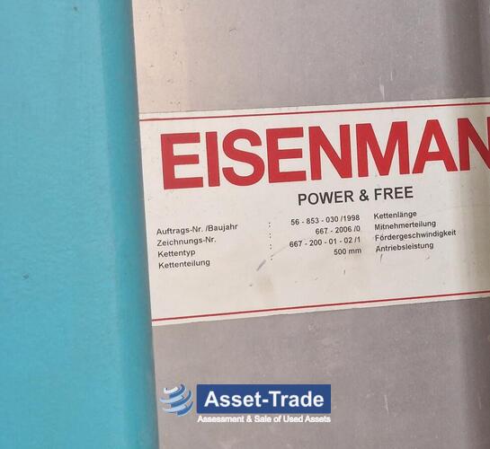 Second hand EISENMANN Powder- & Painting line with modernised Controls for sale from Germany