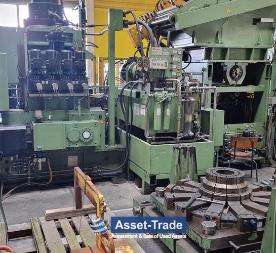 Second Hand Wheel Disc Production Line with Schirmer + Plate 16 MN Press & Schleicher Coil Line for sale