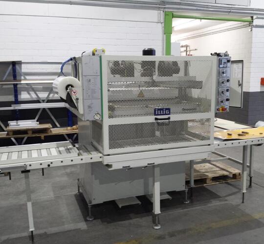 Gebrauchte ILLIG Skinpackmaschine SK 100c mit Schneidetisch SG 500 | Asset-Trade